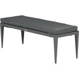 Garden Impressions Bali Bank - 110x40xH45 - Carbon Black/ Mystic Grey: Creëer extra zitplaatsen met deze moderne tuinbank