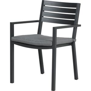 Garden Impressions - Oklahoma dining stoel - aluminium - carbon black