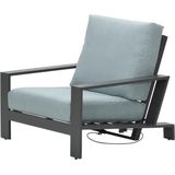Garden Impressions Lincoln verstelbare fauteuil - carbon black/ mint grey