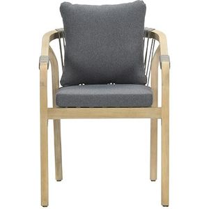 Garden Impressions Santos dining fauteuil - acacia white wash/ antraciet