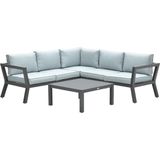 Garden Impressions Colorado lounge set 3-delig - carbon black/ mint grey