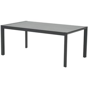 Garden Impressions Gosford tuintafel - 180 x 100 - aluminium - carbon black