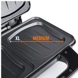 Tristar SA-3060 - Tosti apparaat 900W - Voor 2 tosti's met schelpvorm - PFAS-vrij - Anti aanbaklaag
