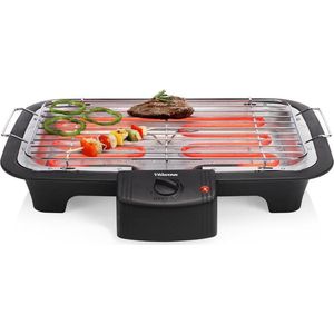 Tristar BQ-2813 Elektrische Barbecue - Tafel BBQ - Grillrooster 38 x 22 cm - Zwart