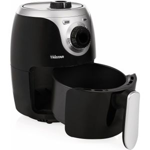Tristar Airfryer Mini Crispy FR-6980 - 2 liter - Heteluchtfriteuse - PFAS vrij - Compact - Zwart - 1000W