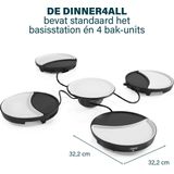 Princess Dinner4All 103080 - Gourmetstel - Grill & Bakplaat - 4 Personen