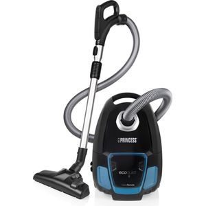 Princess EcoQuiet Stofzuiger 335010 – Extreem stil - Stofzuiger met zak – Energiezuinig - 12 meter Actieradius - AAA klasse