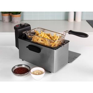 Tristar FR-6946 - Frituurpan 3 liter - Friteuse 2000W - Koud zone - RVS