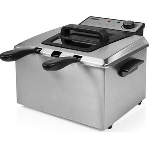 Princess Frituurpan 185000 – Grote friteuse met 3 manden - 5 liter - Koude zone