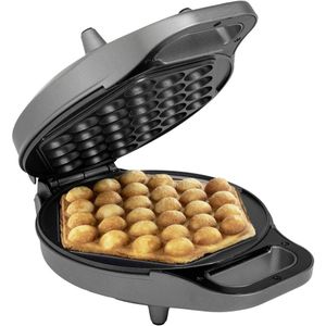 Princess 132465 Bubbelwafelijzer – Bubble wafel – Zeshoekige wafel - Roteerfunctie - 700W - IJshoorn maker - Anti aanbaklaag