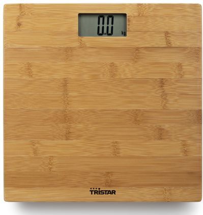 Tristar WG-2432 weegschaal Vierkant Bamboo Elektronische weegschaal
