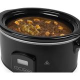 Tristar VS-3920 Slow-Cooker Digital, 210 W, 230 V, 50 - 60 Hz, 16 A, Berührung, Schwarz