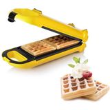 Princess 132406 Waffle Maker Flip – 2 wafels – Roteerfunctie - Wafelijzer - Anti aanbaklaag - Belgische wafels