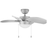 Plafondventilator Tristar VE-5810 - Ventilator met licht - Ceiling Fan met Trekkoord - 3 Instelbare Standen - Ø 76 cm - Wit