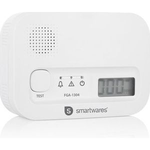 Smartwares - FGA-13041 - Koolmonoxidemelder - BSI Gecertificeerd - 10 Jaar Levensduur
