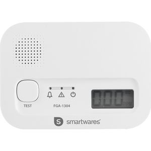 Smartwares Koolmonoxidemelder FGA-13041 - 10 Jaar Levensduur - BSI Gecertificeerd - CO Melder