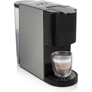 Princess 249450 Multi Capsule Filter-koffiezetapparaat - Staal 4-in-1 - Geschikt voor meerdere koffiesoorten