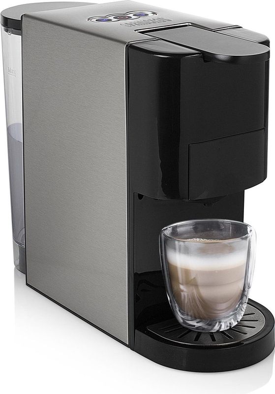 Kapselkaffeemaschine 19bar 4in1 für Kapseln, Pads & Kaffeepulver