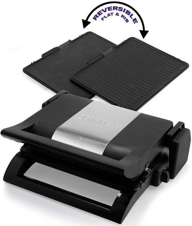 Princess Multi Grill 2-in-1 Tosti apparaat en Contactgrill 112530 – Grill apparaat - Verwisselbare platen - Groot bakoppervlak - Antikleeflaag