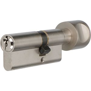 S2 veiligheidscilinder S6 K45/60 SKG 2, knopcilinder (verschillend sluitend)