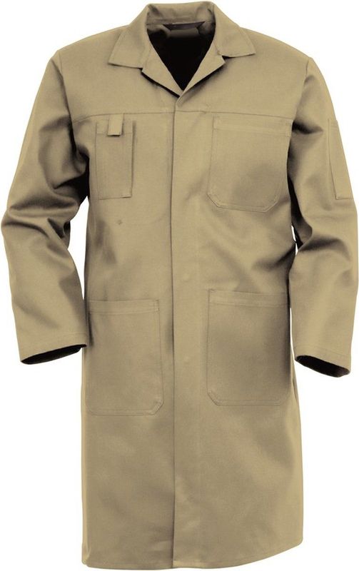 HAVEP - Basic - Lange Jas - 100% Katoen - Drukknoop 4023