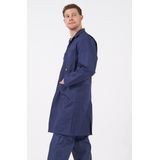 HAVEP 4023 Lange jas drukknoop Korenblauw maat 46