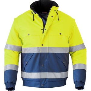 Havep 5139 All season jack Marine/Fluo Geel