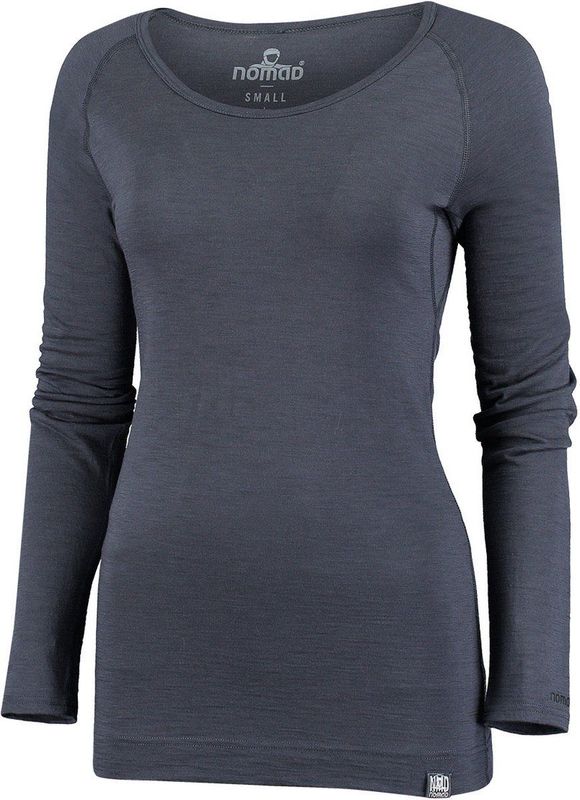 Nomad - Pure - Longsleeve - Dames - 100% Merinowol - Lichtgewicht