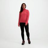 NOMAD - Rough Zip-Neck - Thermoshirt - Zwart - Merinowol/Polyester