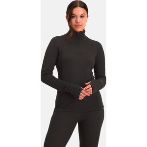 NOMAD® Rough Zip-Neck Thermo Control dames Shirt | M | Merinowol & Polyester | Superieure isolatie | Zacht & Comfortabel