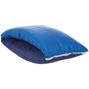 NOMAD® Wollip Reiskussen | Multifunctionaal | Blauw | Extra Vulbaar Kussen | 40x60 cm | Kampeerkussen