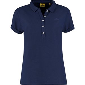 NOMAD - Polo - Blauw - Korte Mouw - Luchtig Katoen - Sneldrogend