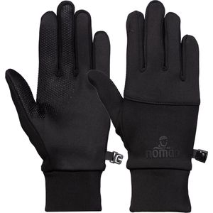 NOMAD® Stretch Handschoen Premium | Maat L Zwart | Voor Herfst / Wandelen | Anti-slip Grip | Touch-screen functie | Machinewasbaar