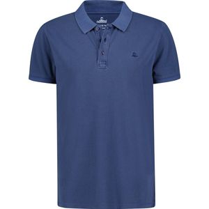 NOMAD - Taupo Polo Shirt - Blauw - Katoen - Korte Mouw
