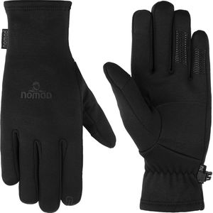 NOMAD® Stretch Handschoen | Maat L Zwart | Voor Herfst / Wandelen | Anti-slip Grip | Touch-screen functie | Machinewasbaar