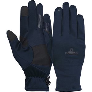 NOMAD® Stretch Handschoen | Maat S Donkerblauw | Voor Herfst / Wandelen | Anti-slip Grip | Touch-screen functie | Machinewasbaar