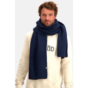 NOMAD® Turoa Sjaal Heren Blauw | Winter Warm & Zacht | Gebreide Wolmix | One Size