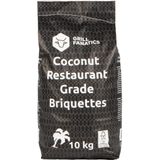 Grill Fanatics Coconut Restaurant Grade Briketten Pillow Shape 10 kg