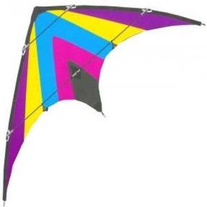 Vlieger ORKAN 160x80cm2 lijnen op ringen :: Knoop Kites