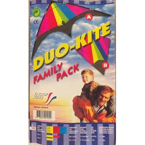 Duo Kite Family Pack - 2 vliegers in 1 verpakking - KNOOP KITES