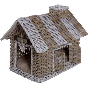 Happy-House Hondenmand / Kattenmand Huis Villa Riet - 42X62X59 CM