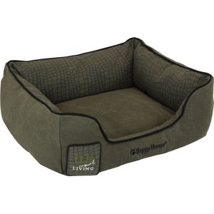 Happy-House Mand Casual Living - Groen - Stonewashed Canvas - Omkeerbaar