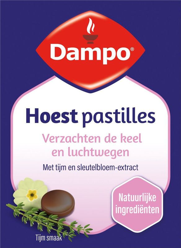 Dampo - Hoestpastilles - Thijm/Sleutelbloem - 24 Stuks