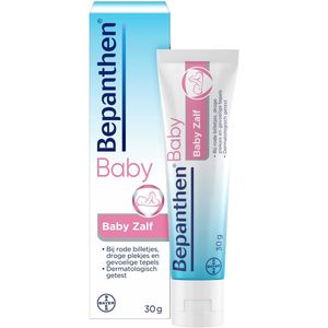 Bepanthen Baby Zalf - beschermt tot wel 10u lang en helpt snel - rode babybilletjes - 30 gram