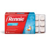 Rennie Pepermunt kauwtabletten bij brandend maagzuur, 48 stuks