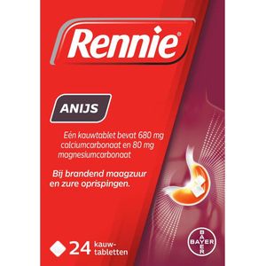 Rennie anijs UAD 24 tabletten