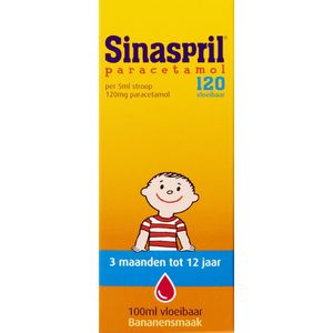 Sinaspril Vloeibaar Paracetamol 120mg - 1 x 100 ml