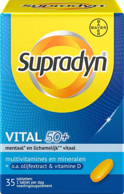 Supradyn - Vital 50+ - Multivitaminen - 30 Tabletten