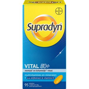 Supradyn Vital 50+ jaar - Multivitaminen om vitaal te blijven speciaal voor vijftigplussers* - 95 tabletten