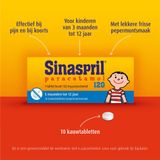 Sinaspril Paracetamol 120mg - Pepermuntsmaak - Pijnstiller - 10 tabletten